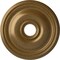 Ekena Millwork Bradford Ceiling Medallion (Fits Canopies up to 4 3/8"), 18 1/8"OD x 3 3/4"ID x 1 1/8"P, Pale Gold CM18BRPAS - alternate 1